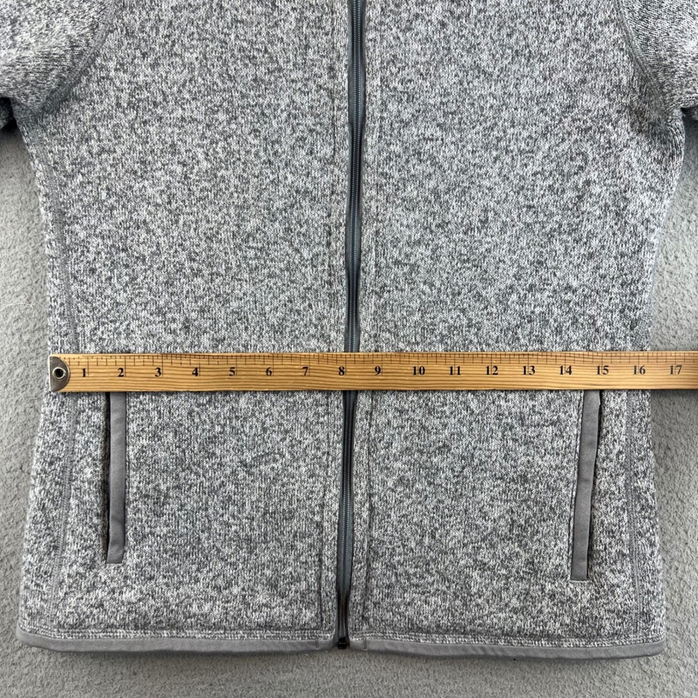 Patagonia Better Sweater Full Zip Jacket Womens Small Grey Heather Fleece - Picture 9 of 12